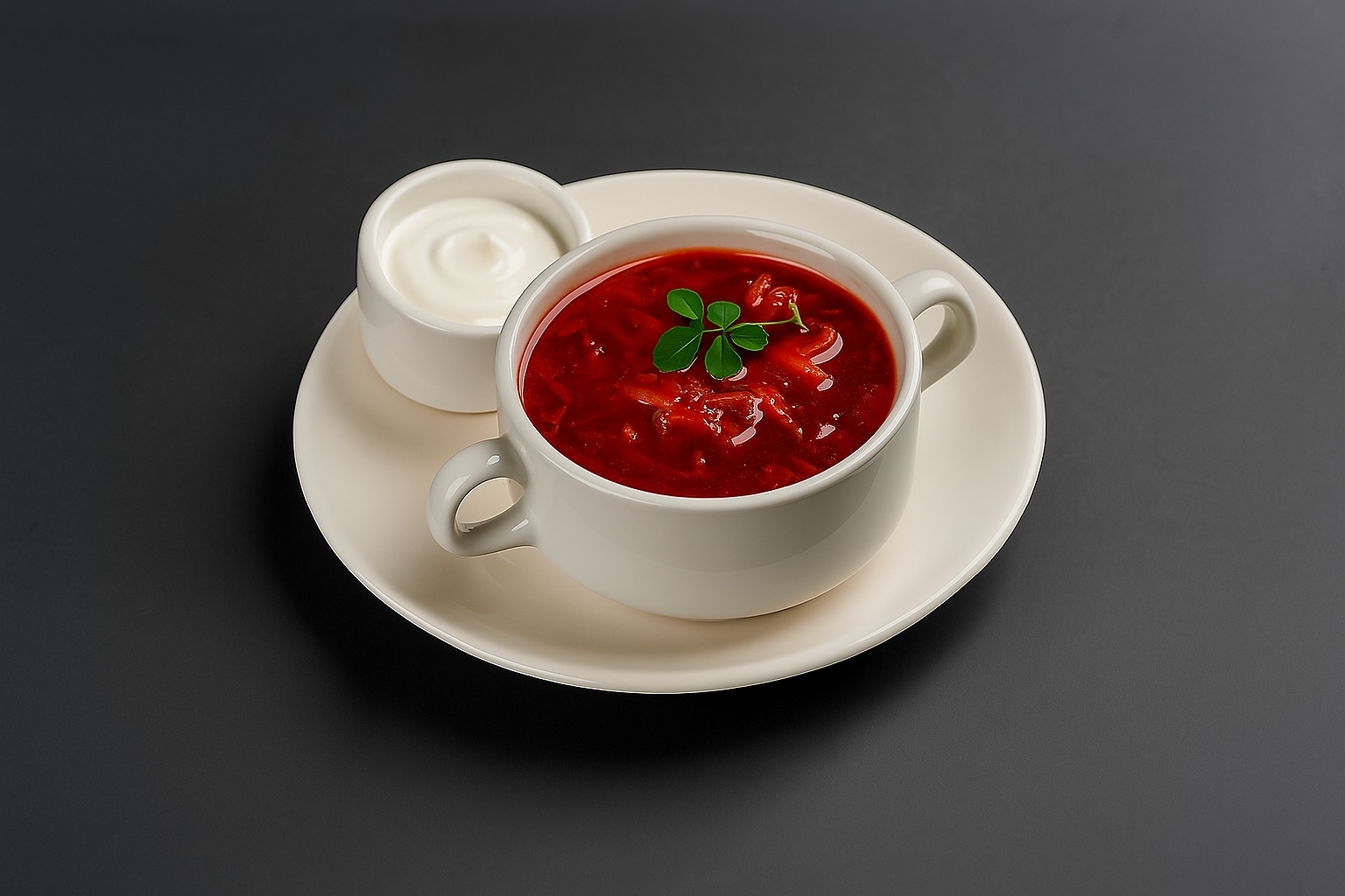 Борщ с курицей