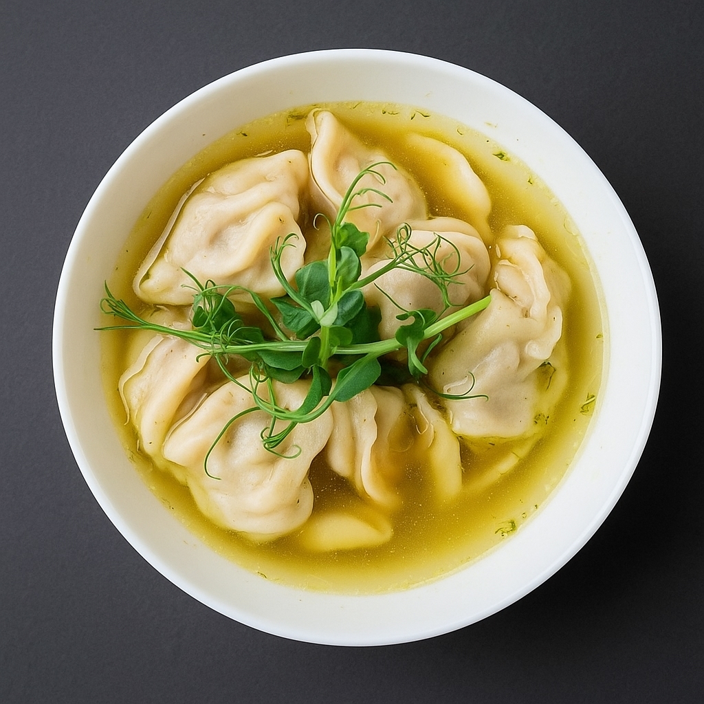 Пельмени с бульоном 200 г