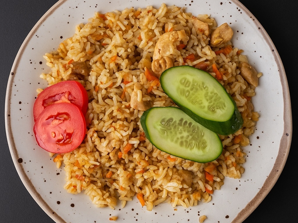 Плов с курицей, 1 порция